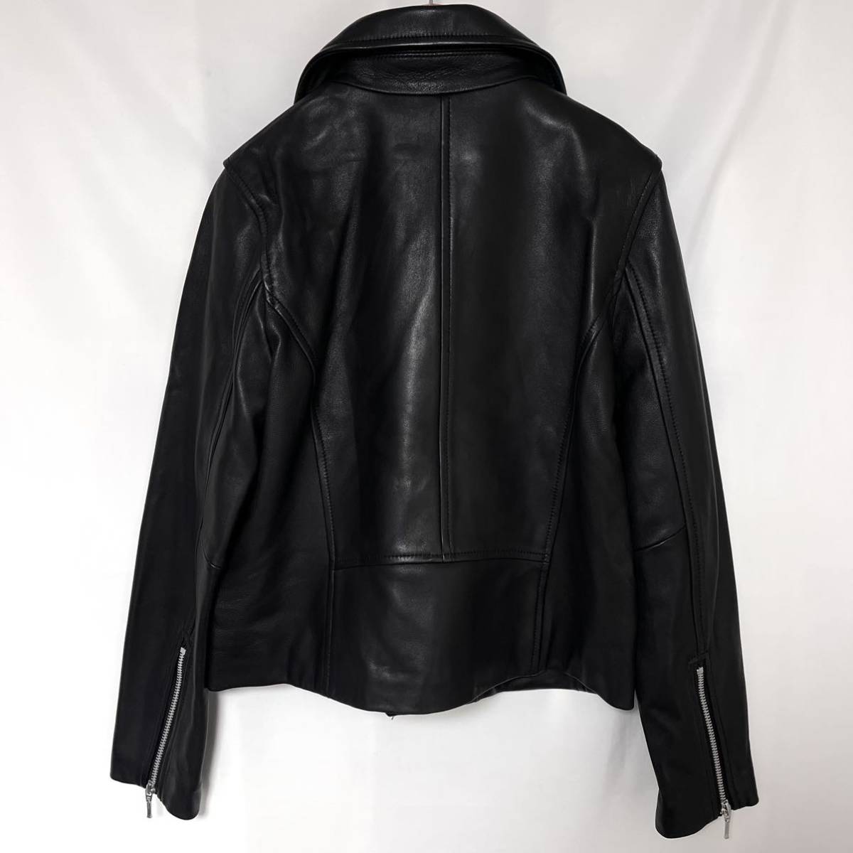 niko and ニコアンド シープレザー ライダース ジャケット レザー 本革