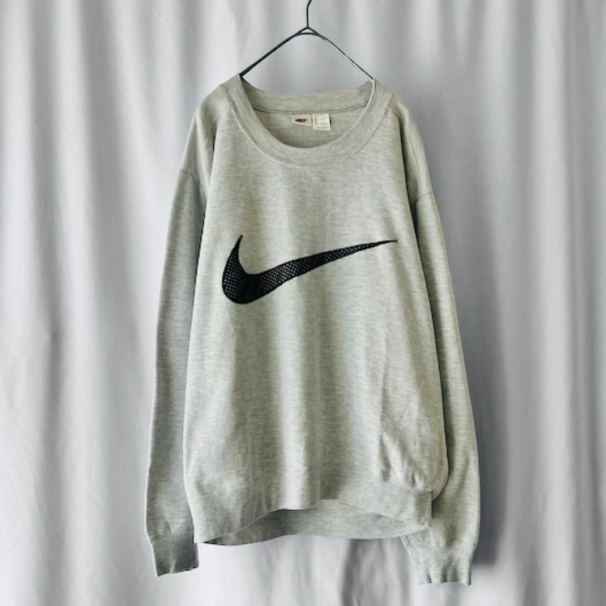 90's 銀タグ オールドナイキ NIKE ビッグロゴ スウェット トレーナー