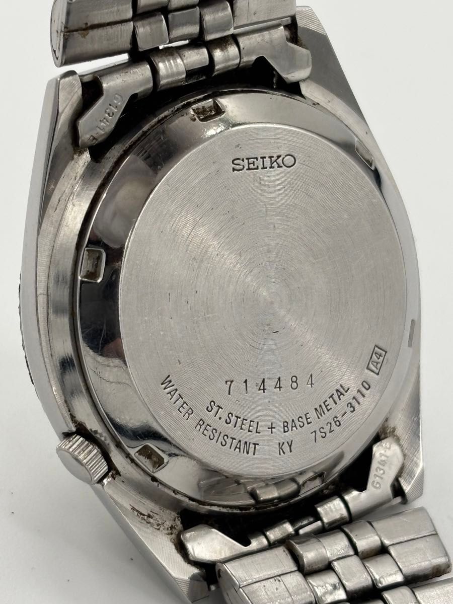 美品】SEIKO セイコー 5 自動巻き【7S26-3110】デイデイト 純正ベルト