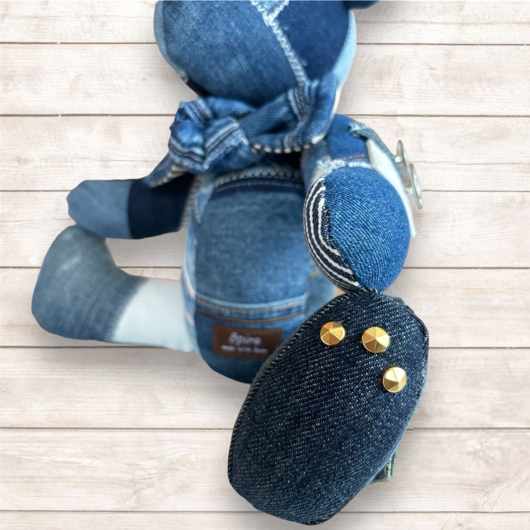 くま | デニムリメイクバッグ 一点ものデニムリメイクグッズ通販|8piro