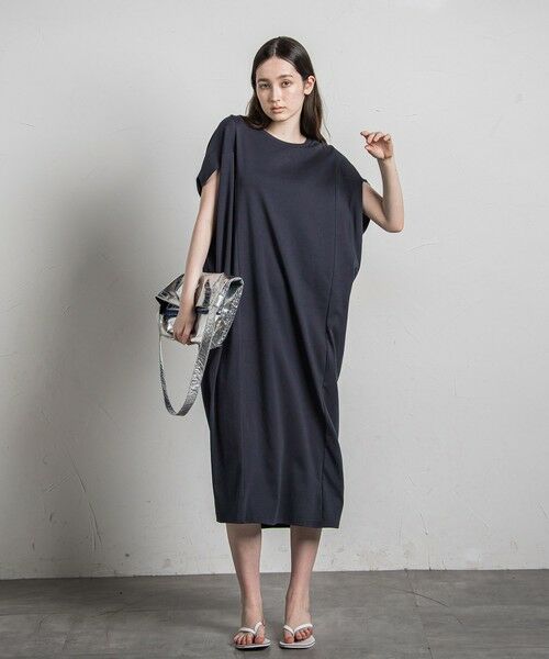 セール】 【新色追加】コクーンカットワンピース≪洗濯機で洗える