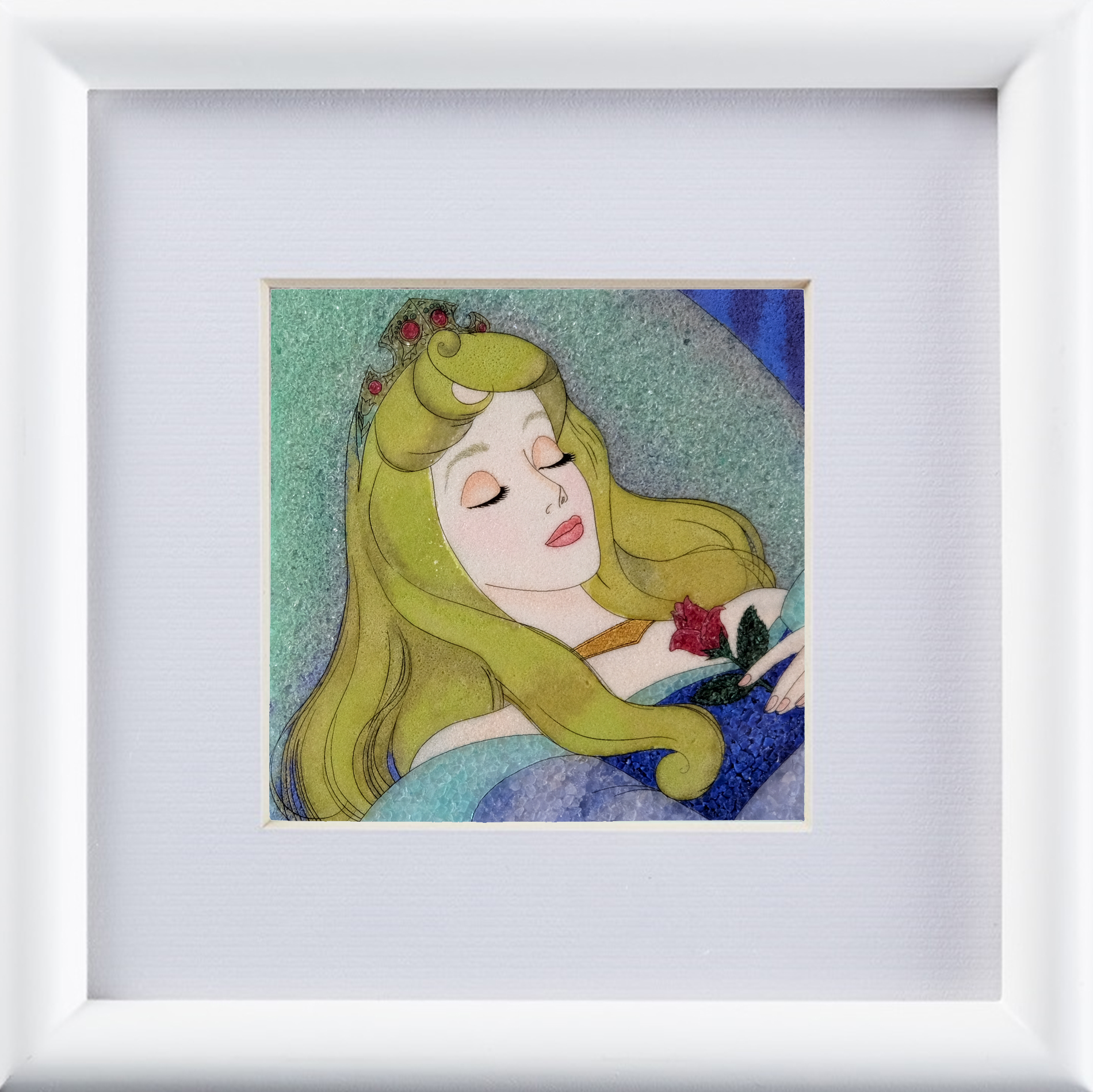 ジュエリー絵画® ディズニー 「眠れる森の美女」（SSサイズ）