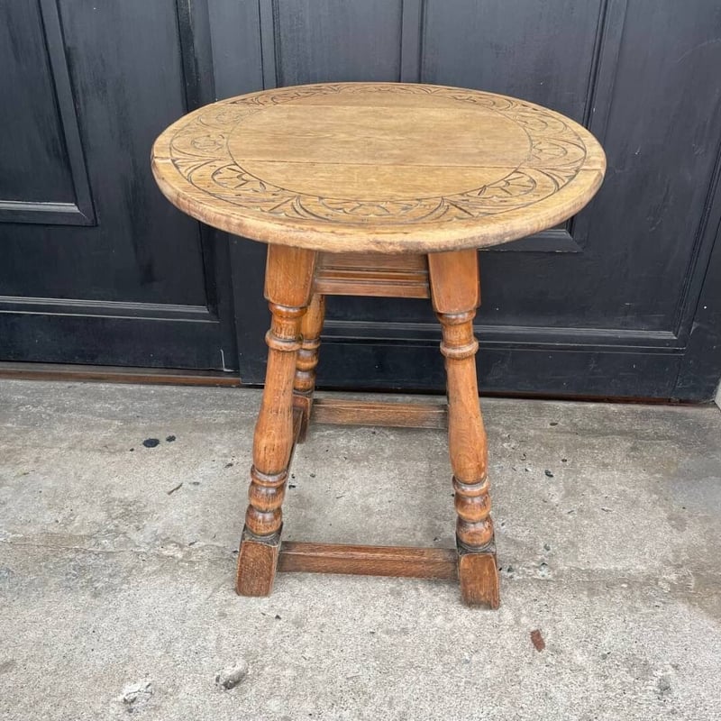 幾何学模様入り ゲートレッグテーブル | Botanical Clover