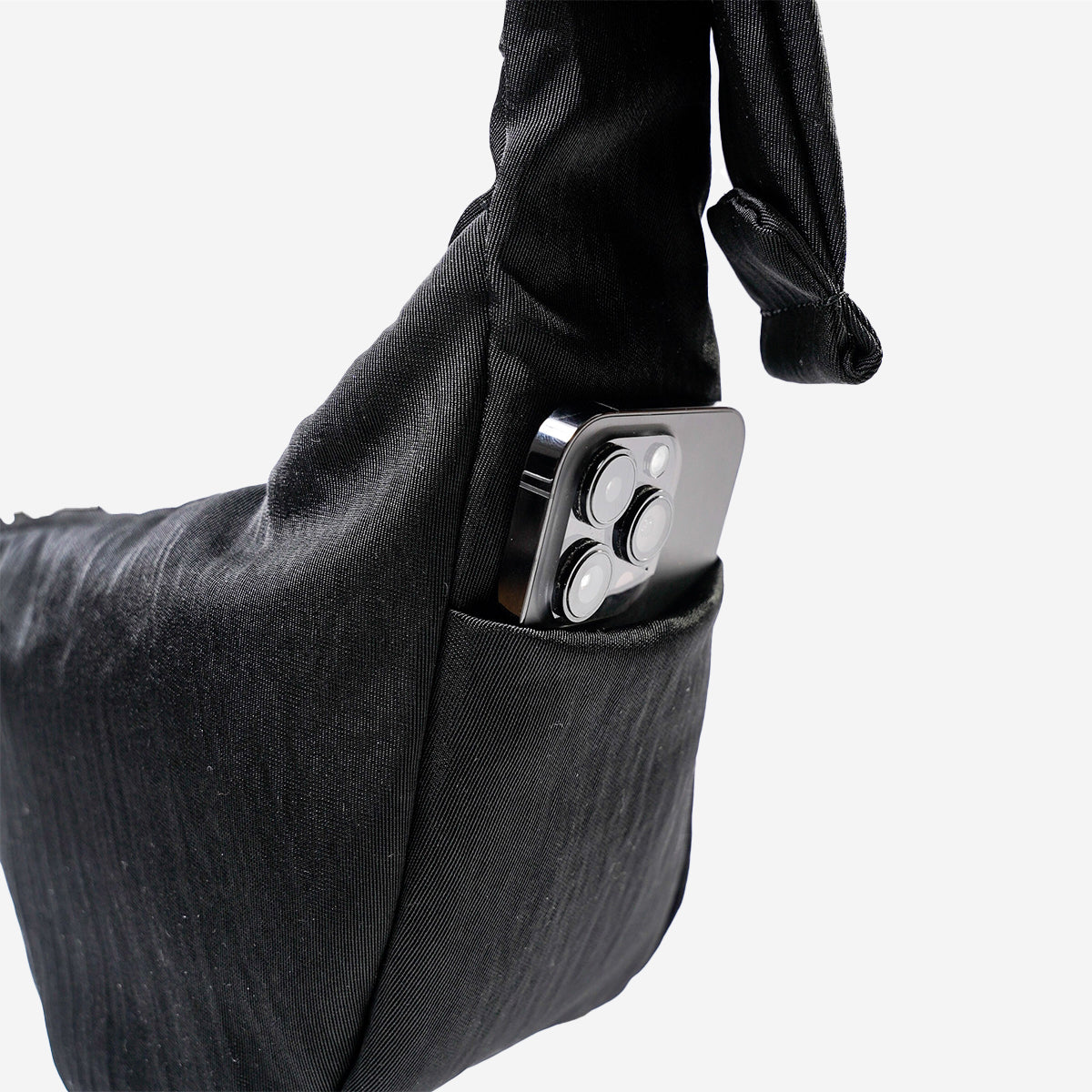 ANNIE PUFFER MINI MOON BAG / CERATO BRIGHT｜ミニショルダー 三日月