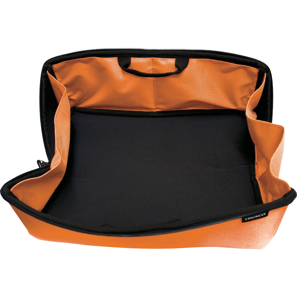 TDTC-420-OR 大開口布製工具ケース TRUSCO ポリエステル オレンジ色 外