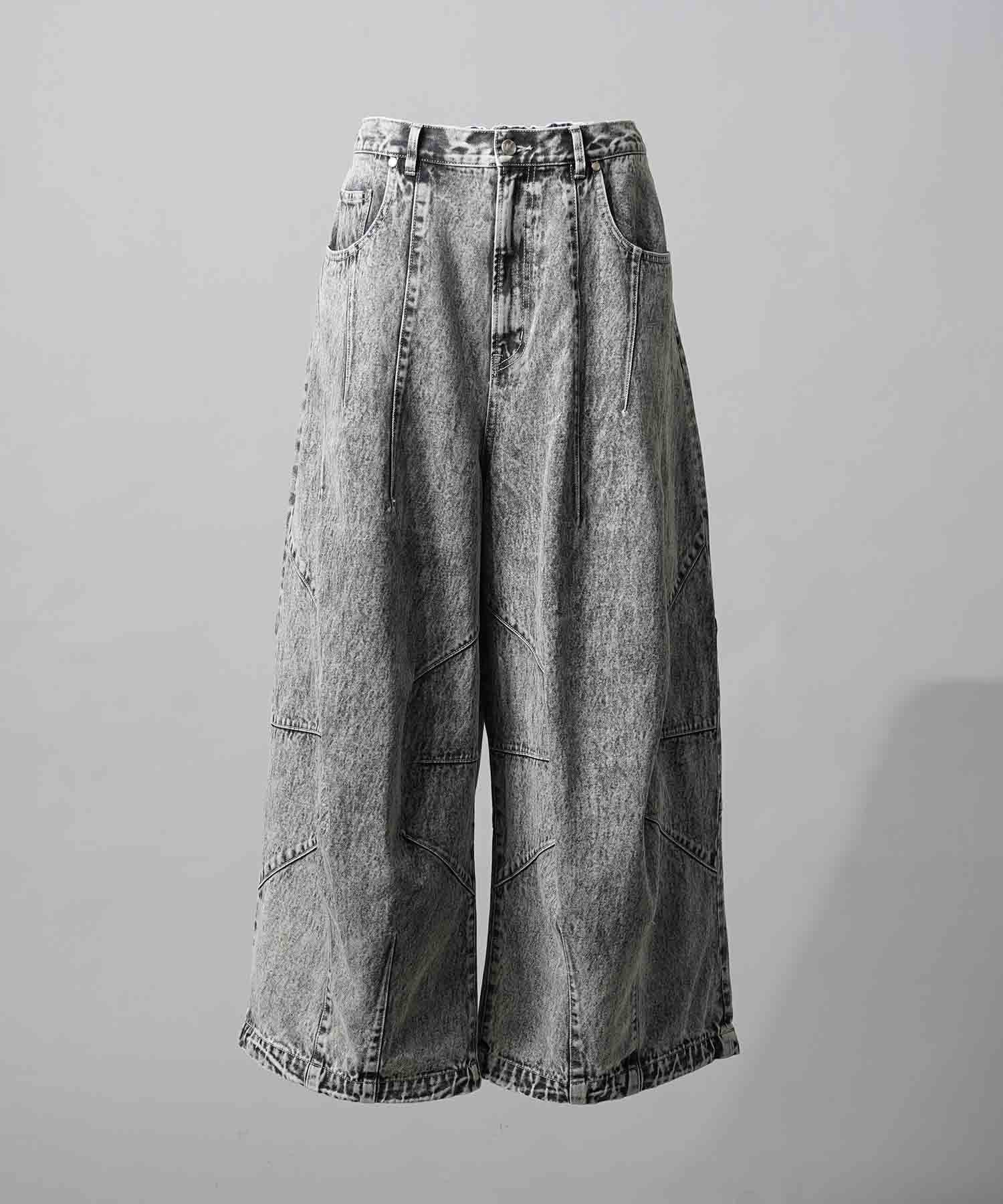 Prime-Wide Denim Balloon Pants