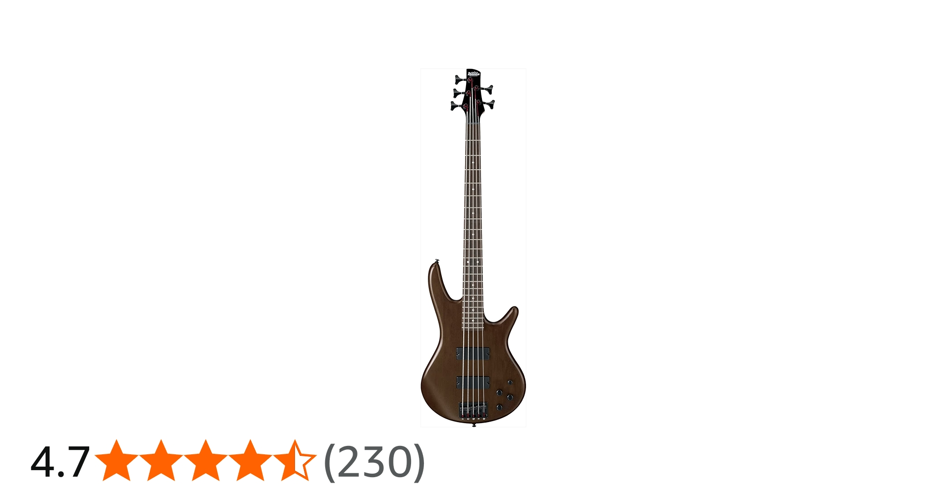 Amazon | Ibanez(アイバニーズ) GIOシリーズ 5弦エレキベース Walnut