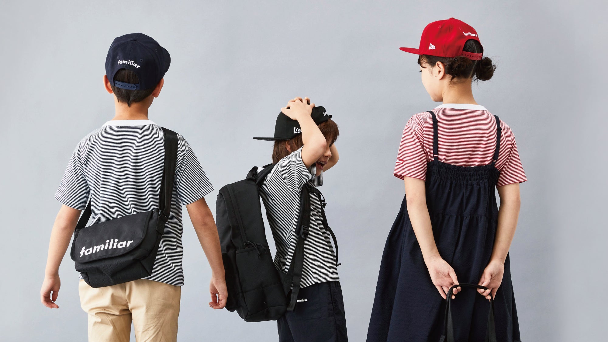 ファミリアとNEW ERA®のコラボレーション第2弾親子でお揃いにできる