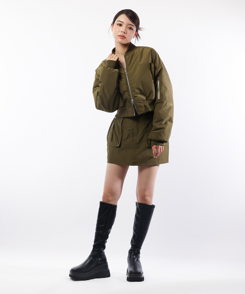 ショートドルマンMA-1ブルゾン｜SPIRALGIRL スパイラルガール 商品詳細