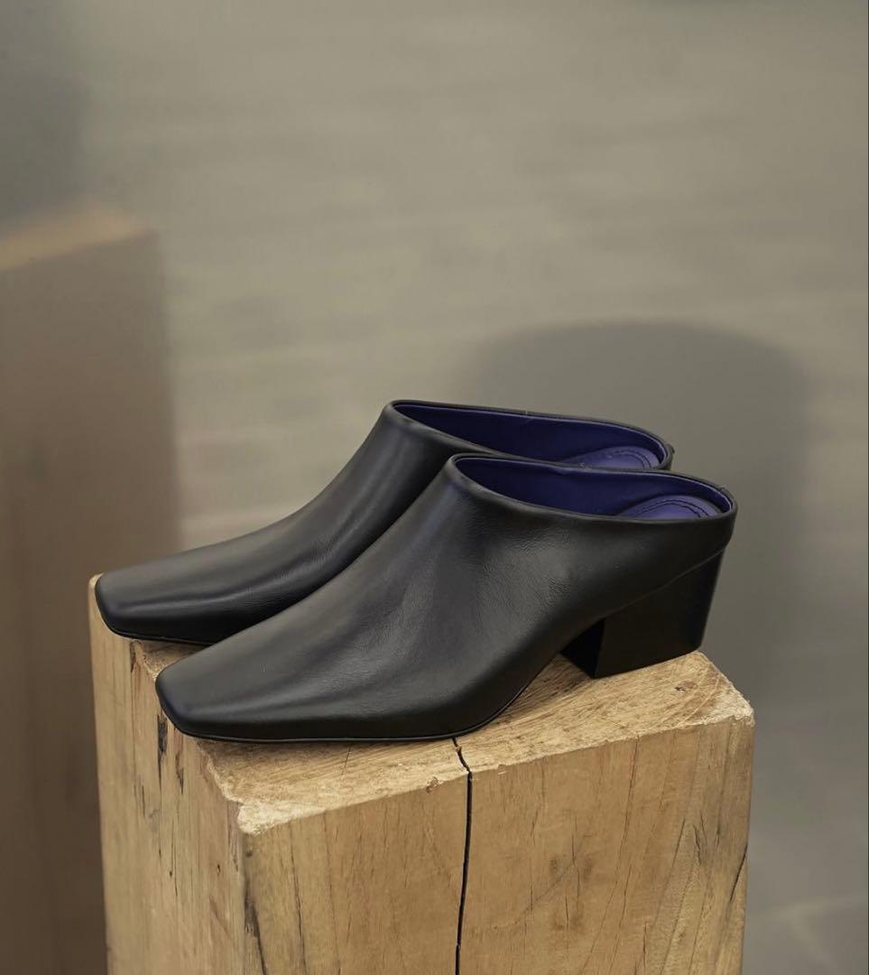 todayful★25AW Square Leather Sabot★37 TODAYFUL トゥデイフル Squaretoe Leather Sabot 即納 : RAPTURE