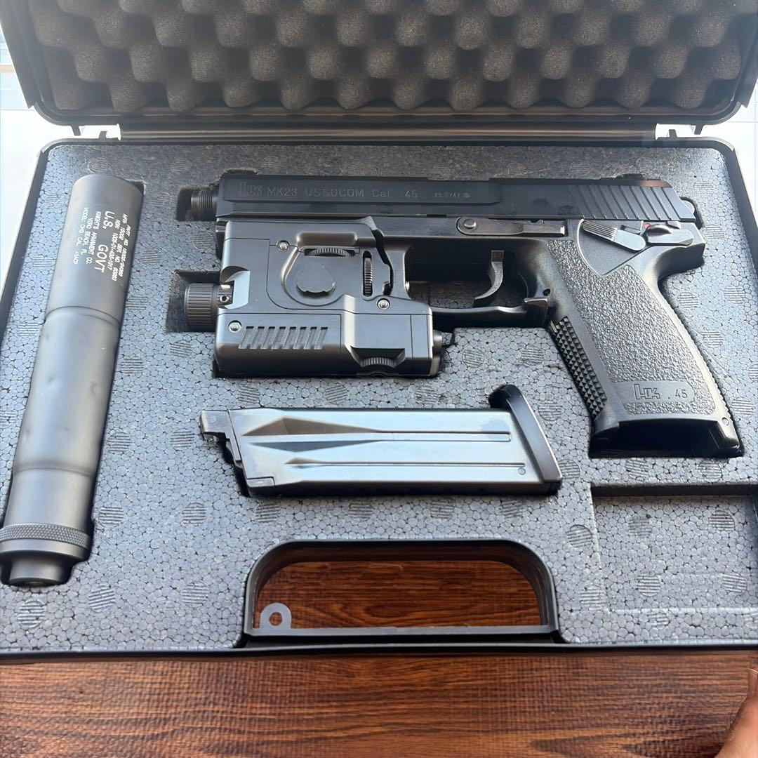 KSC ガスブローバック　ソーコムMK23 限定生産品 KSC CO2ガスブローバックハンドガン MK23 ソーコムピストル