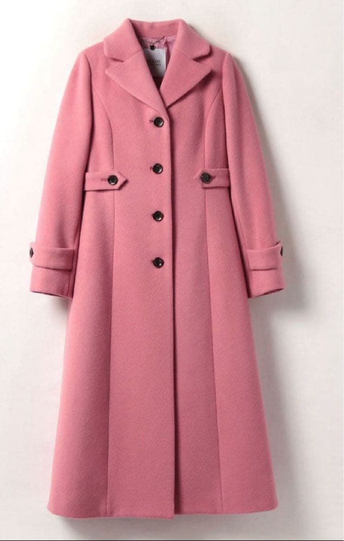 LOULOU WILLOUGHBY ロングコート　サイズ2 セール】 【LOULOU WILLOUGHBY】ダブルビーバーロングコート