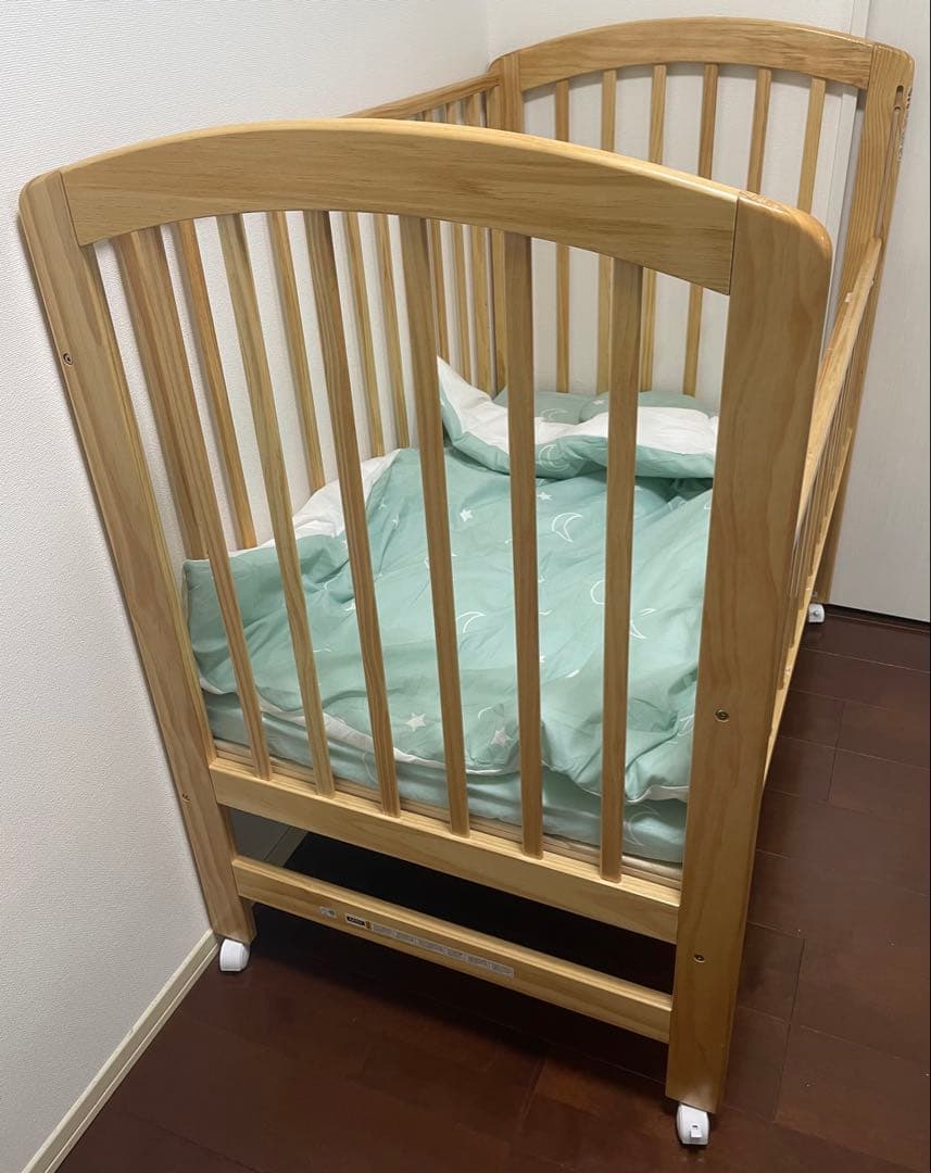 ハイシート　ベビーベッド　KATOJI カトージ ハイシートミニベッド（ナチュラル）」について｜カトージの商品